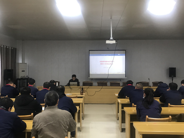2138cn太阳集团召开质量管理新知识培训会 