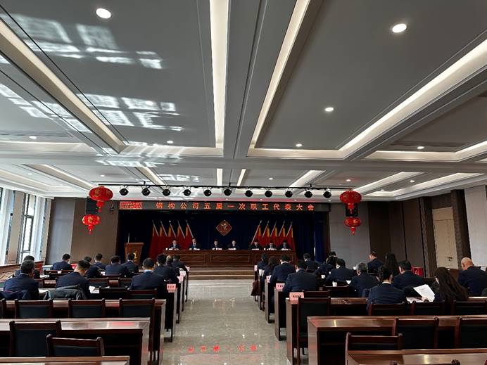钢构2138cn太阳集团召开五届一次职工代表大会暨2025年安全环保工作大会